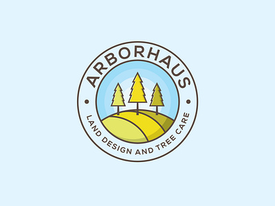 Arborhaus Logo design emblem logo illustration logo
