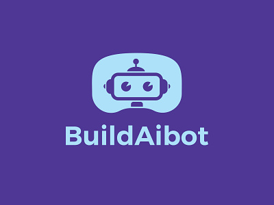 Buildaibot Logo abstract app design icon icon app logo minimalist modern ui ux vector