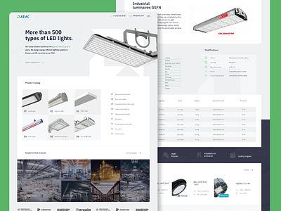 Light Gray Site For The Manufacturer of LED Products