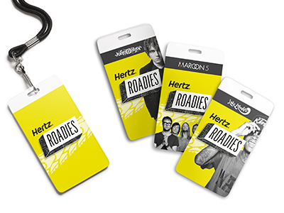 Concept Work for Hertz badges cars hertz logo music