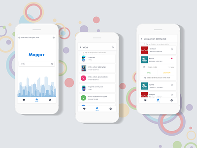 Mapprr - Hyper local product discovery app. mapprr mapprr flow product discovery app product search store locator