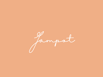 Jampot Lettering brand brand identity branding lettering logo logo type type type design typography