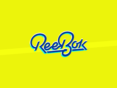Reebok Rebranding Handmade Logo brand branding concept design designer handmade handwritten illustration lettering logo rebrand rebranding reebok vector
