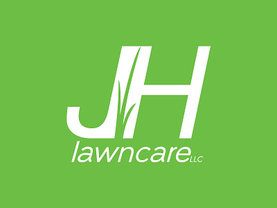 J&H Lawncare branding brands grass green h identity j lawn lawncare logo logos whitespace