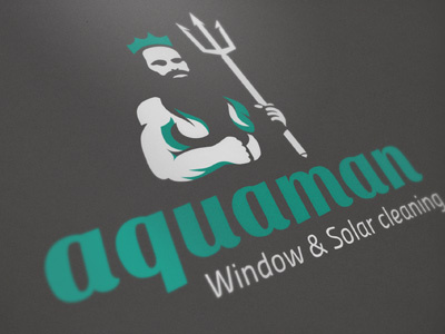 Aquaman design logo