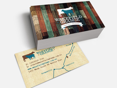 Wakefield Grange Busines Cards business cards