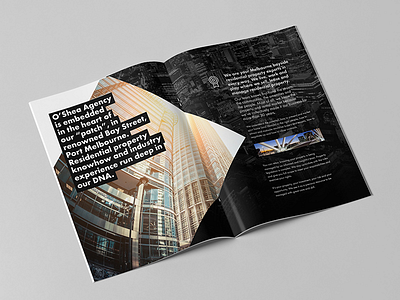 O'Shea Agency - Brochure branding brochure corporate design digital geelong graphic design marketing melbourne print real estate