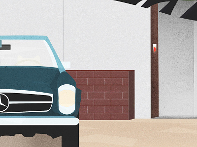 Mercedes-Benz SL W113 illustration car design flat graphic design illustration illustrator mercedes mercedes benz modern vector vectorillustration