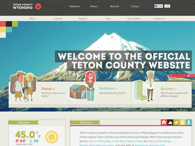 Teton County Site county gui state tourism ui visitor web wyoming