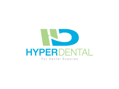 Hyper Dental Logo dental design identity logo medical