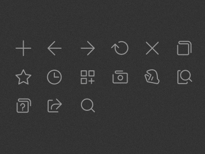 Icons by Yang Xinlin on Dribbble