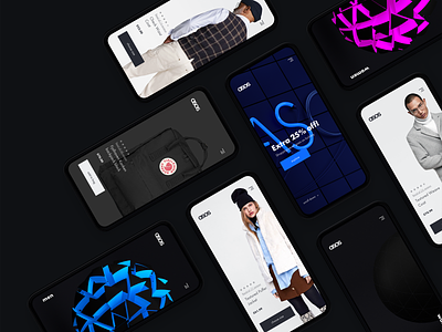 ASOS Redesign Series .03 3d 3d art abstract abstract art asos cinema 4d clean concept creative design e commerce mobile site typography ui ui ux uidesign ux web