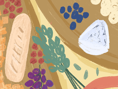 Cheese board drawing illustration sketch