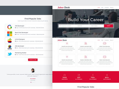 Jober Desk - Responsive Job Board Template