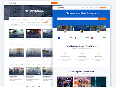 Finding - Most Powerful Directory & Business Listing Template airbnb broker city tour directory google maps listings local businesses places restaurant tickets tourism yelp