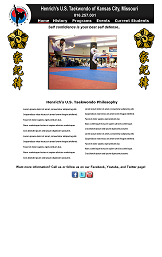 Henrich's U.S. Taekwondo Mockup
