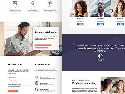 Hive - An upcoming Elementor template (Work in Progress) business clean elementor google fonts landing page minimal one page theme wordpress
