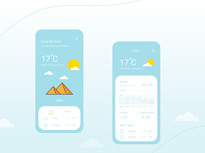 UI challenge 37 : Weather app challenge dailyui design figma mobile ui ui challenge ui design weather weather app