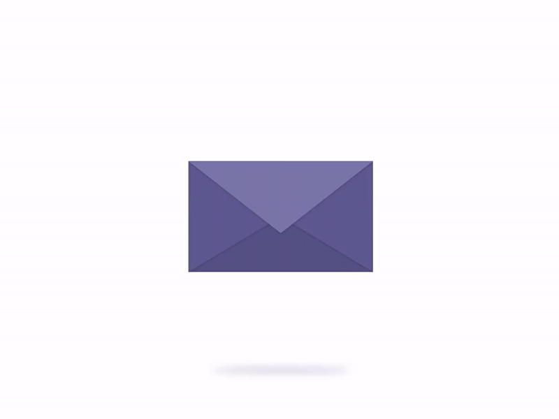 Minimal Envelope Animation adobexd animation autoanimate envelope letter mail microinteraction minimal minimalism