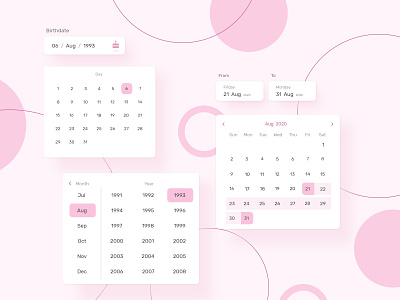 Minimal Date Picker Component - Redesigned UX