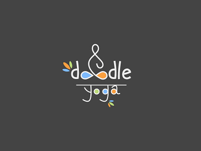Doodle Yoga - Logo Design adobexd branding illustration logo minimal typography uidesign vector