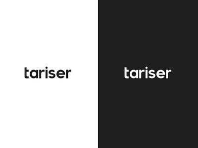 Tariser-Logo ai app black，white，colour design logo ui