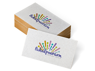 Pakalpooram Logo branding colorful entertainment flat color logo vector