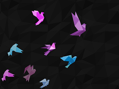 To touch the sky bird colors design dream illustration polygon