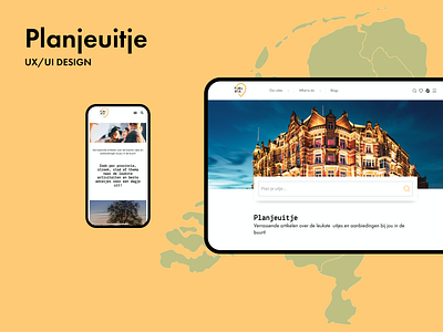 UI Design for Planjeuitje 2018 design ui ux visual design website