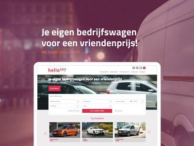 UI & UX Design for Hellocars platform - 2018 design ui ux visual design website