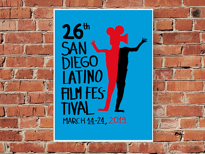 San Diego Latino Film Festival Poster (2019 Proposal) art direction artwork design graphic art graphic design illustration poster design