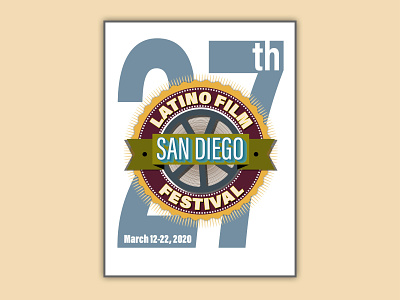 San Diego Latino Film Festival 2020 art direction artwork design graphic art graphic design poster poster design