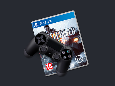 Playstation 4 Icon 4 battlefield controller games icon photoshop playstation