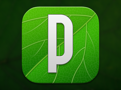 Leaf icon ios leaf p