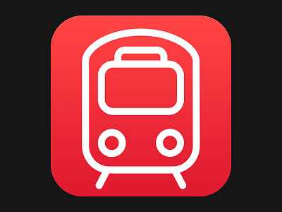 Transit App Icon app icon maps train transit