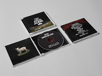 Die Generation Schaf I - CD Packaging breichle cd cover maze music packaging sheep westworld wolf