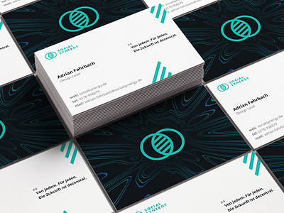 socialSynergy business card mockup