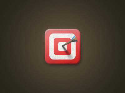 Archery App Icon app archery arrow bow icon ios iphone target