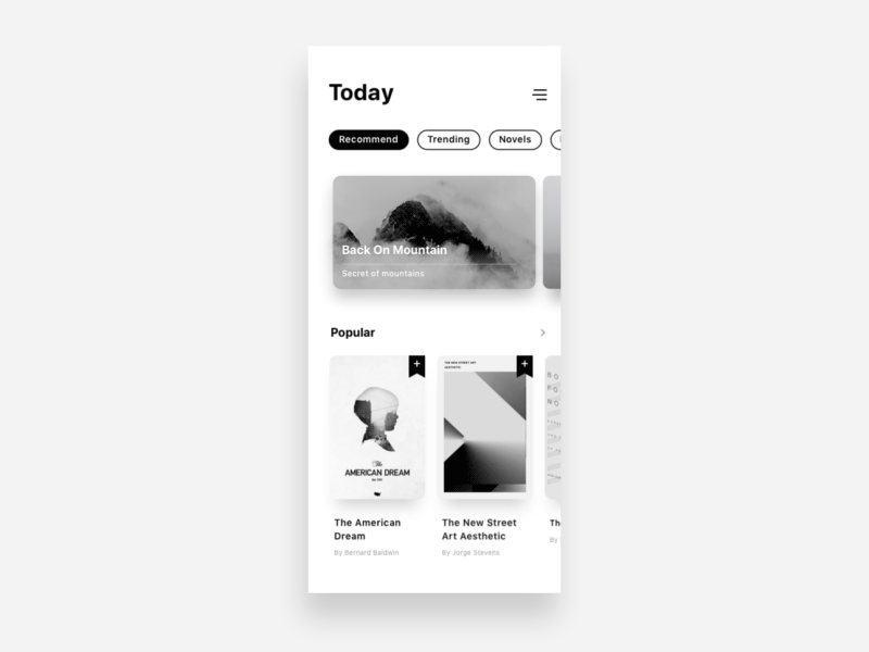 Books Application by Crank on Dribbble