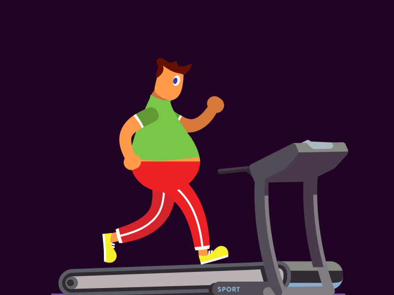 TreadMill Walk by VijayaRajan on Dribbble