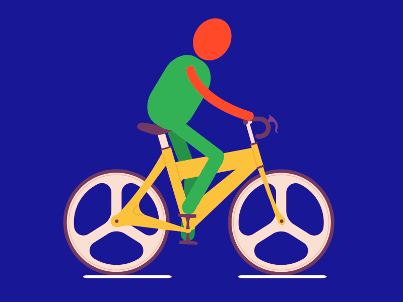 Bycycle drive ! attitute cute design illustration vector