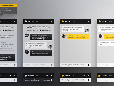 Activision Help Chat by Bruno Serge on Dribbble