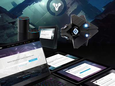Destiny + Alexa Product Support UX activision alexa branding bungie destiny email game gamification ghost graphic icon iconography logo mobile modern product promo ux web design