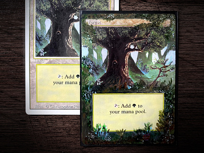 Magic: The Gathering Forest Alter