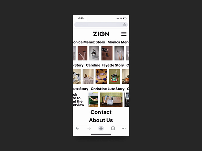 Case Study: Zign fashion hyamstudios uiuxdesign websitedesign zign