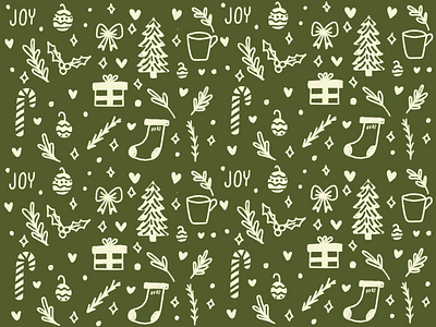 Gift wrap christmas design doodle gift wrap holidays illustration seasonal wrapping paper