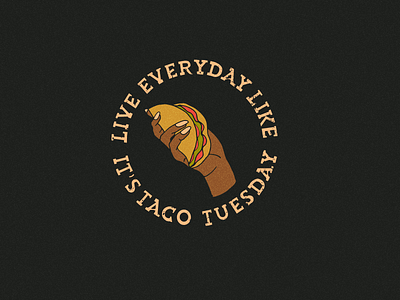 Taco Tuesdays 😍 adobe illustrator design illustration lettering taco tuesdays tacos vector