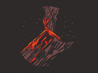 Lava adobe illustrator design illustration lava vector volcano