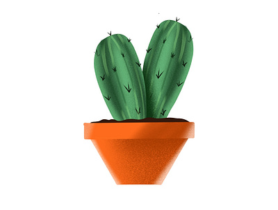 Cactus art artist branding design designer graphicdesign illustration logo procreate