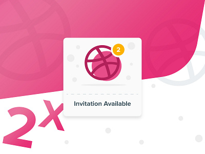 2 Dribbble Invites